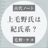 上毛野氏を紀氏系とする根拠｜豊城入彦命の母系（塚田敬章）